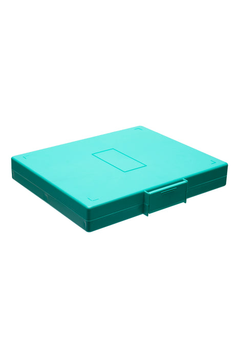 Slide Box with Hinged Cover, 100 Slide Capacity - Polystyrene