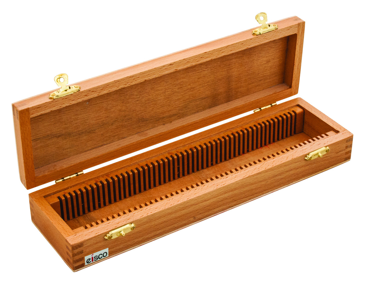 Slide Box Wooden for 50 slides for Geological slides — Eisco Labs
