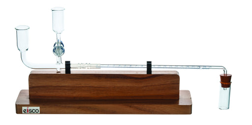 Potometer Ganong's with Glass Stopcock on wooden base