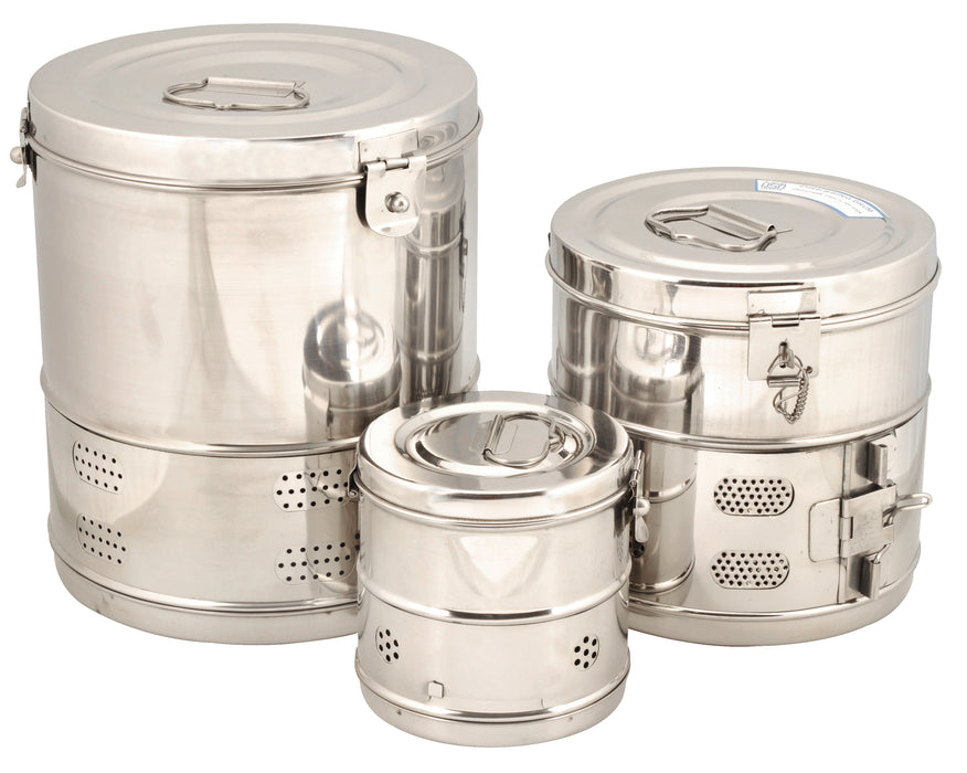 Sterilizer Drum Shallow, Size 11"x9"