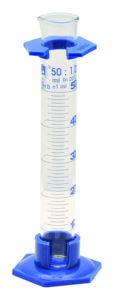 Cylinder Measuring Graduated with detachable plastic hex. Base-5ml