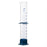 (Discontinued) Measuring Cylinder, 500ml - Class B Tolerance ±5.00ml  - Detachable, Plastic Hexagonal Base & Protective Collar - Blue Graduations - Borosilicate Glass - Eisco Labs