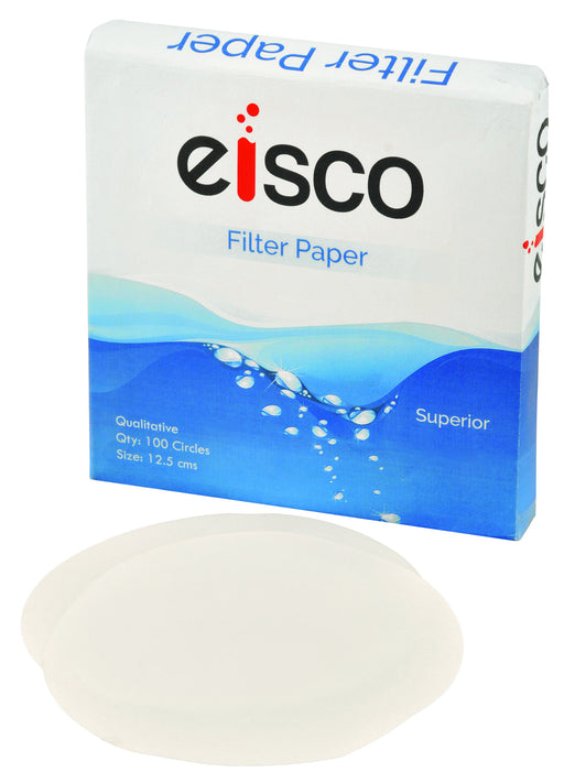 EISCO Premium Filter Paper, 15cm, Pack of 100