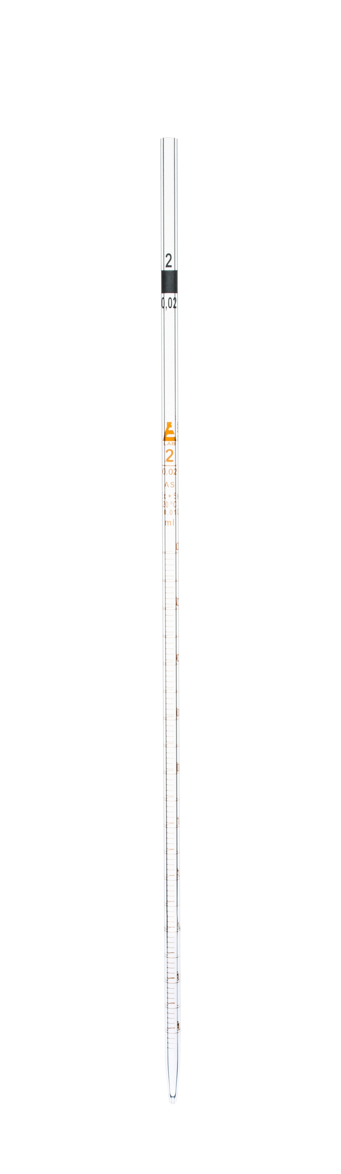 Safety Bulb Pipette, 50ml - Class B, Tolerance ±0.100 - White Graduati —  Eisco Labs