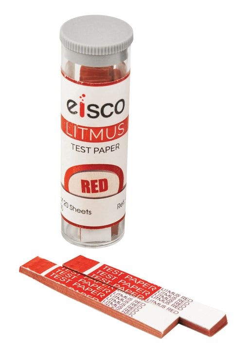 Paper Test Litmus, Red, in plastic box
