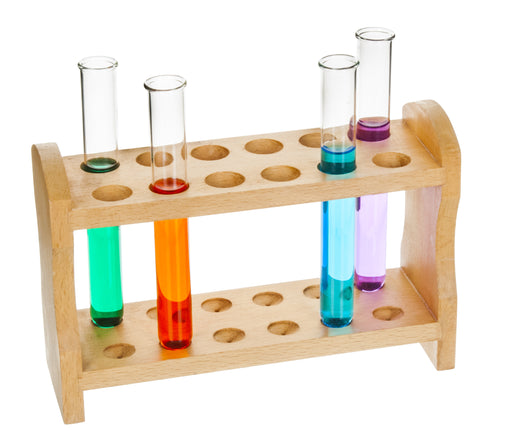 Test Tube Support - 12 place, Wooden