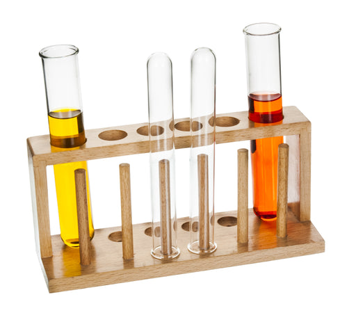 Test Tube Stand of 6 holes, Wooden