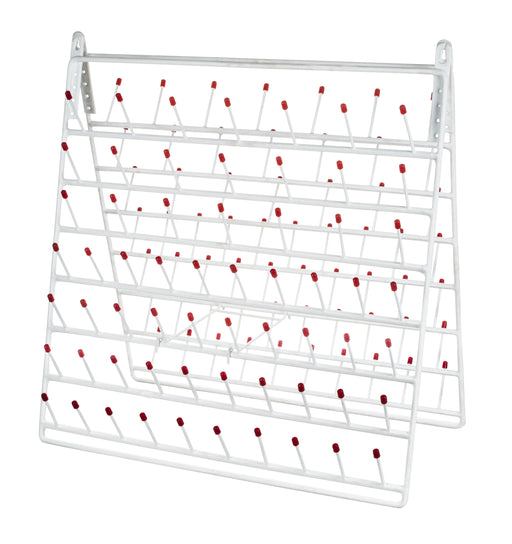 Drying Rack for Lab 90 Pegs Lab Glassware Rack Steel Wire Glassware Drying  Rack Wall-Mount/