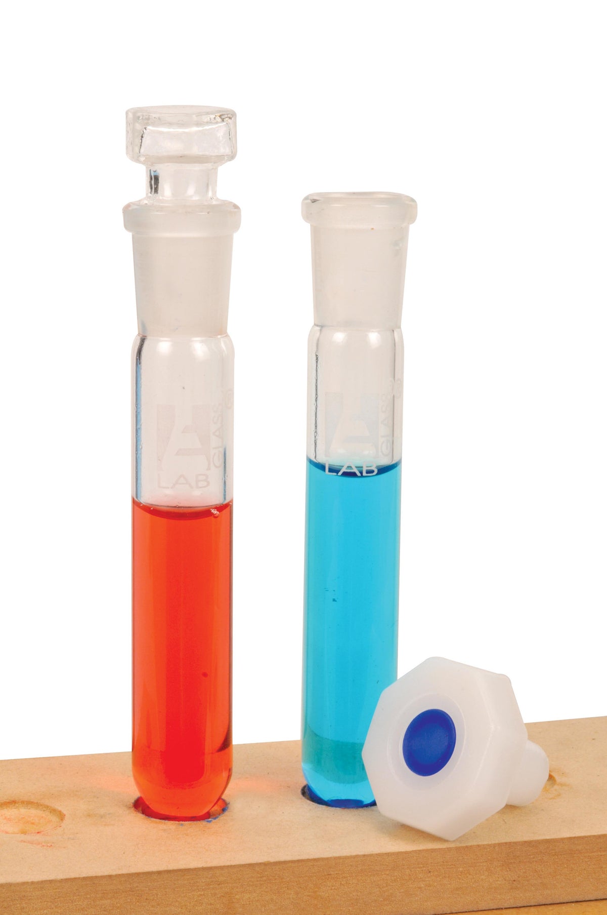 Generic Test Tube Test Tubes Plain with interchangeable stopper, Cap. 50ml — Eisco Labs