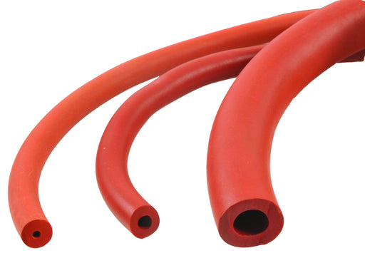 Tubing Rubber Red,  Extra Soft quality, 8mm