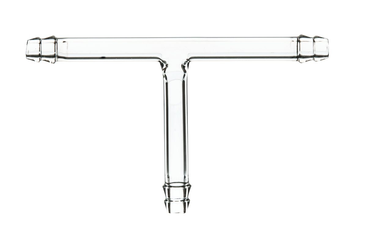 Tubing Connector T Shape, Glass 8mm — Eisco Labs