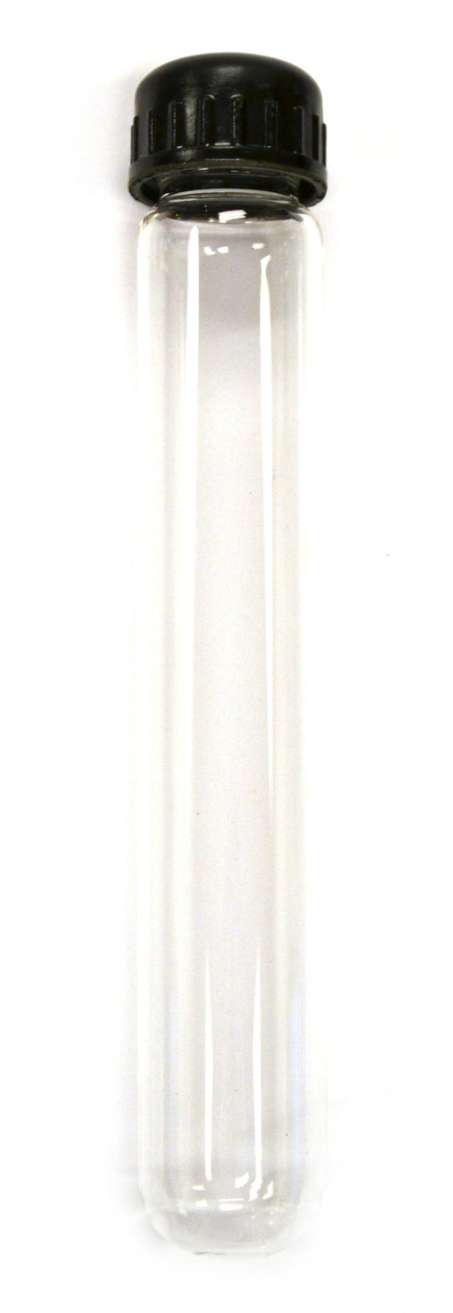 Borosilicate Test Tube with Screw Cap - Culture Tubes - 25x150mm, Pack of 12