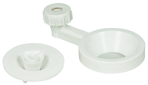 Eisco Filter Funnel, 3.1 - Polypropylene Plastic - Chemical Resistant Eisco Filter Funnel, 3.1 - Polypropylene Plastic - Chemical Resistant