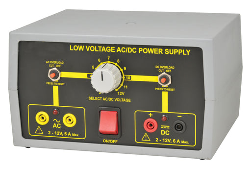 Power Supply, Low Voltage AC / DC, 2-12V/6A