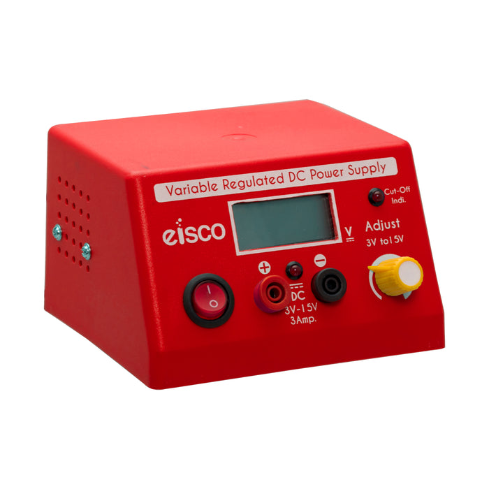 Eisco Regulated DC power Supply 3V-15V/ 3A  - Digital Display
