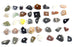 Eisco Basic Rocks and Minerals Kit - Contains 40 specimens measuring approx. 1" (3cm)