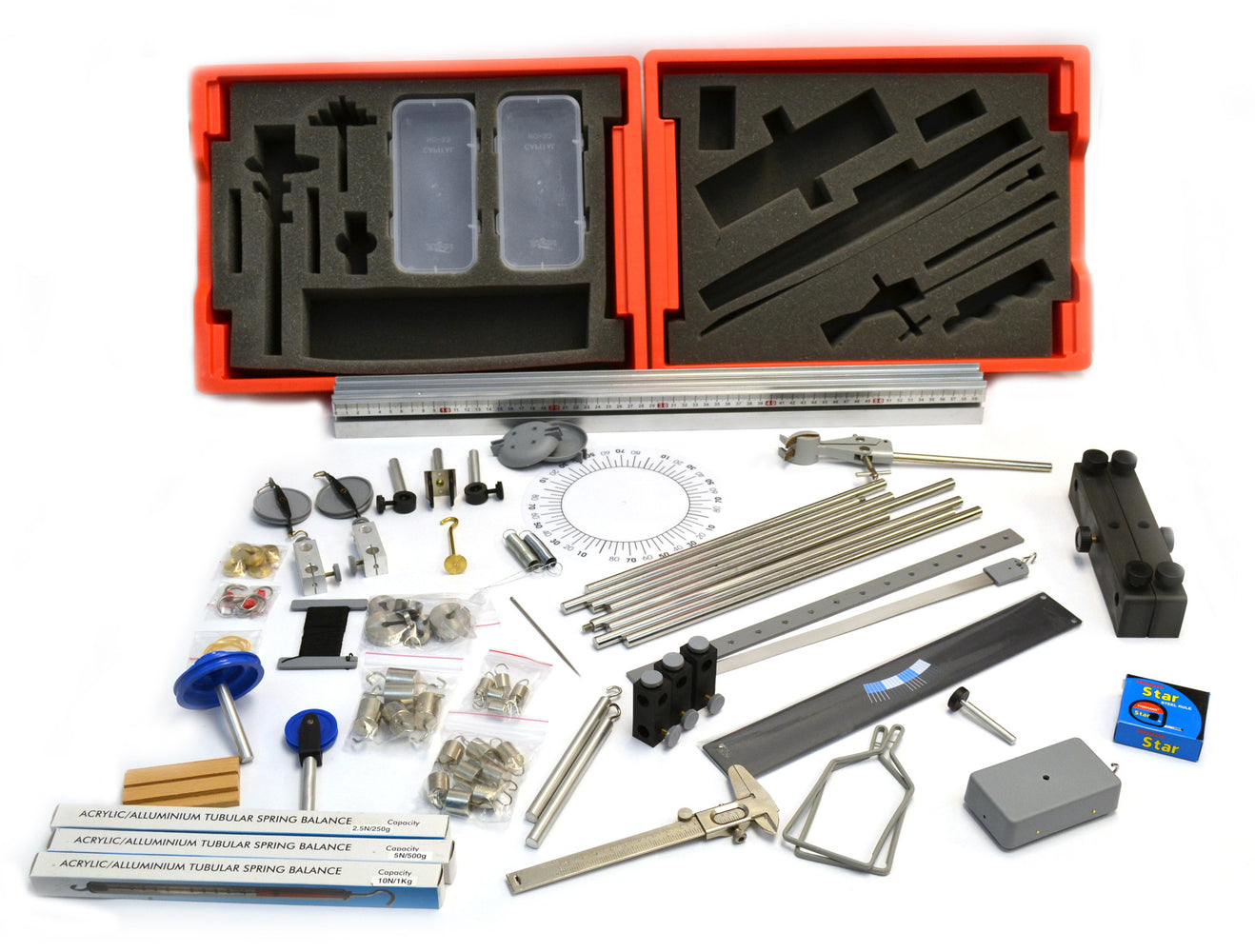 Physics Mechanics Equipment Kit -  81 Pieces