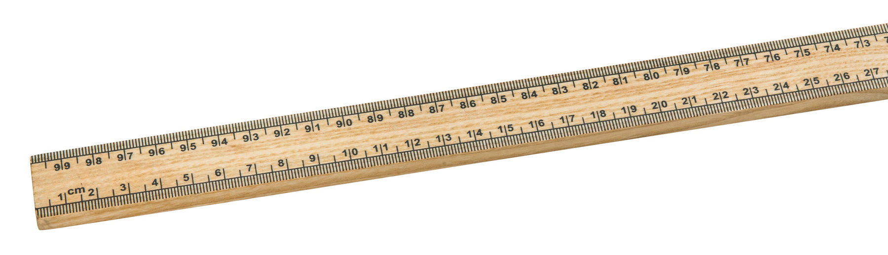 Meter Scale, 1 Meter - Hardwood, Premium - Horizontal reading - Eisco Labs