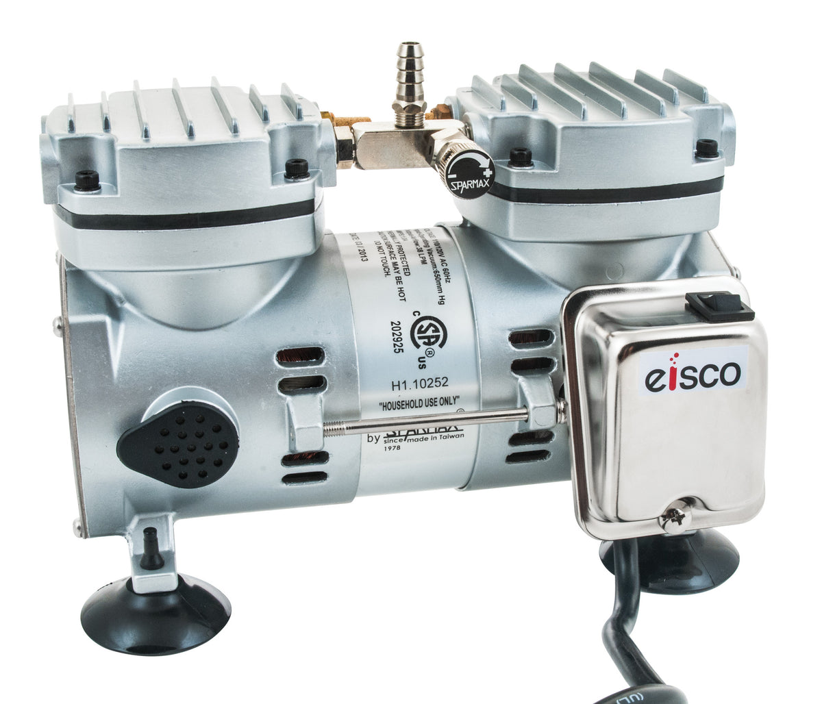 Vacuum Pump without plate, Input 110/120V, 60Hz — Eisco Labs