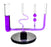 Equilibrium Tube Apparatus - with Base, 4 Shapes - Borosilicate Glass - Eisco Labs