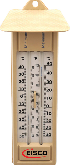 Thermometers Maximum and Minimum Six's Double Scale, Mercury Filled, -40 to 50°Cx1°C & -40 to 120°Fx2°F