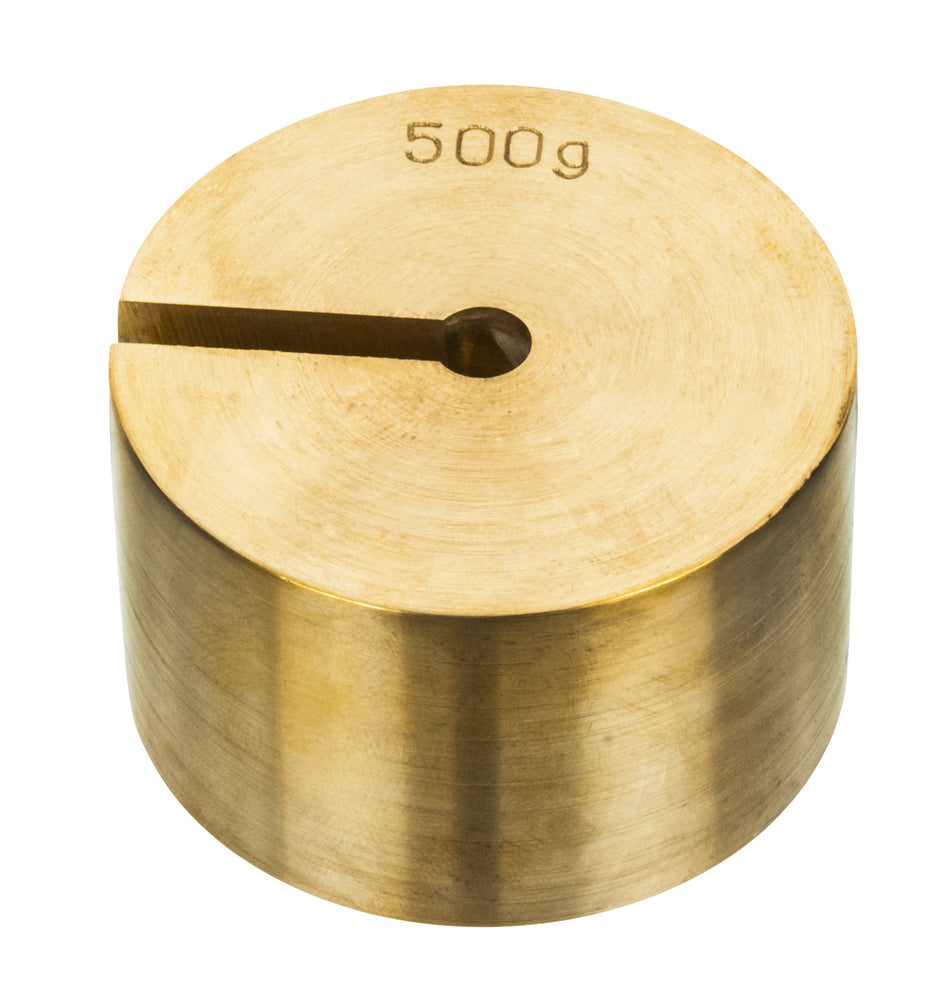 Masses Slotted Spare - Brass, 500g