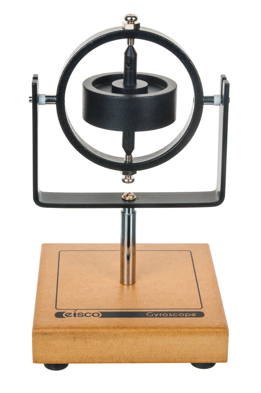 Eisco Labs Premium Gyroscope and Gimbal Cradle on Wooden Base