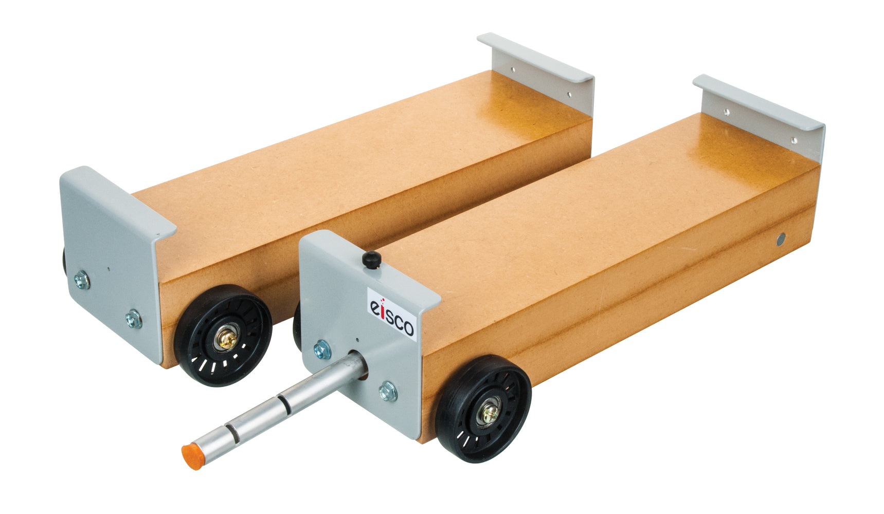 EISCO Dynamics Cart Set, 3 Wheeled (Set of 2) 12" x 3.5" — Eisco Labs