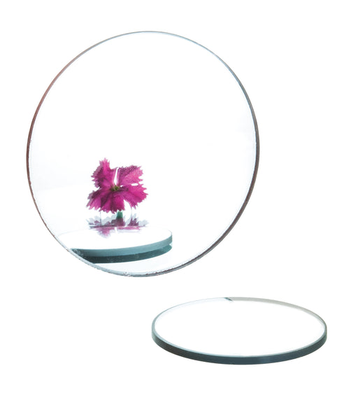 EISCO Convex Mirror, Glass, 100mm Diameter, 15-100cm Focal Length