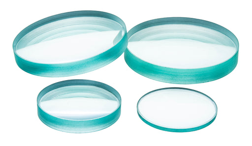 Glass Lenses - Double Convex & Concave, Dia - 38 mm, F.L. - 500 mm