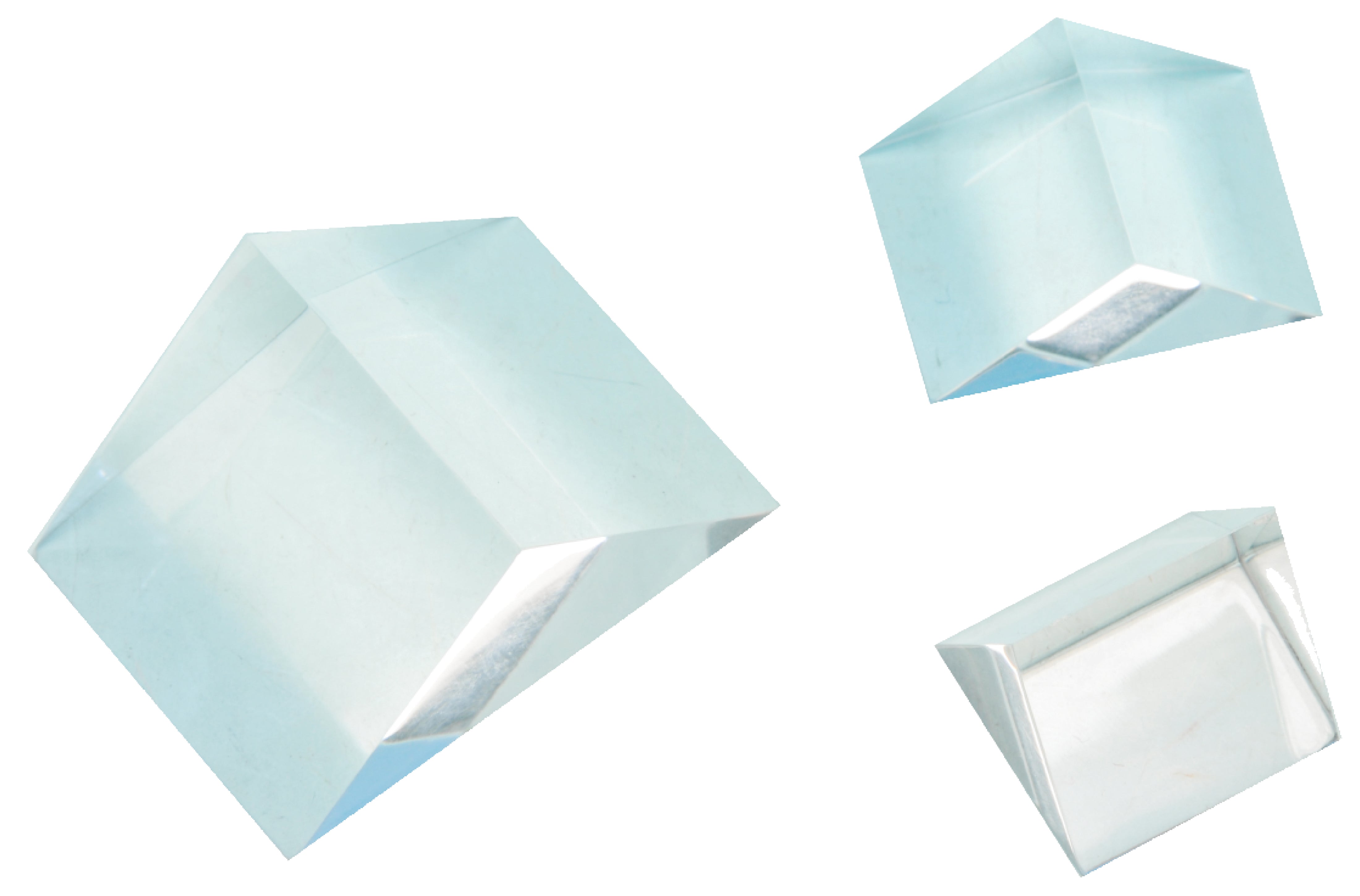 Right-angled Acrylic Prism Set of 3 — Eisco Labs