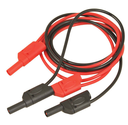 Safety Connecting Lead Pair 1m with 4mm plug