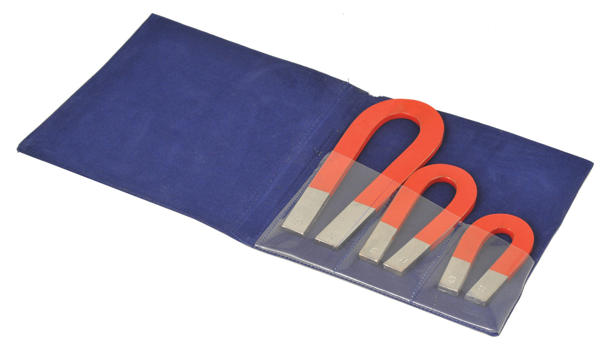 Set of three Horseshoe Magnets