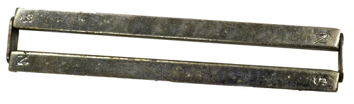 Rectangular Zinc Plated Steel Bar Magnets, 150x10x10mm, Pair with Keepers