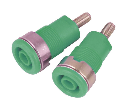 Socket for Banana Plugs - 4 mm, Green