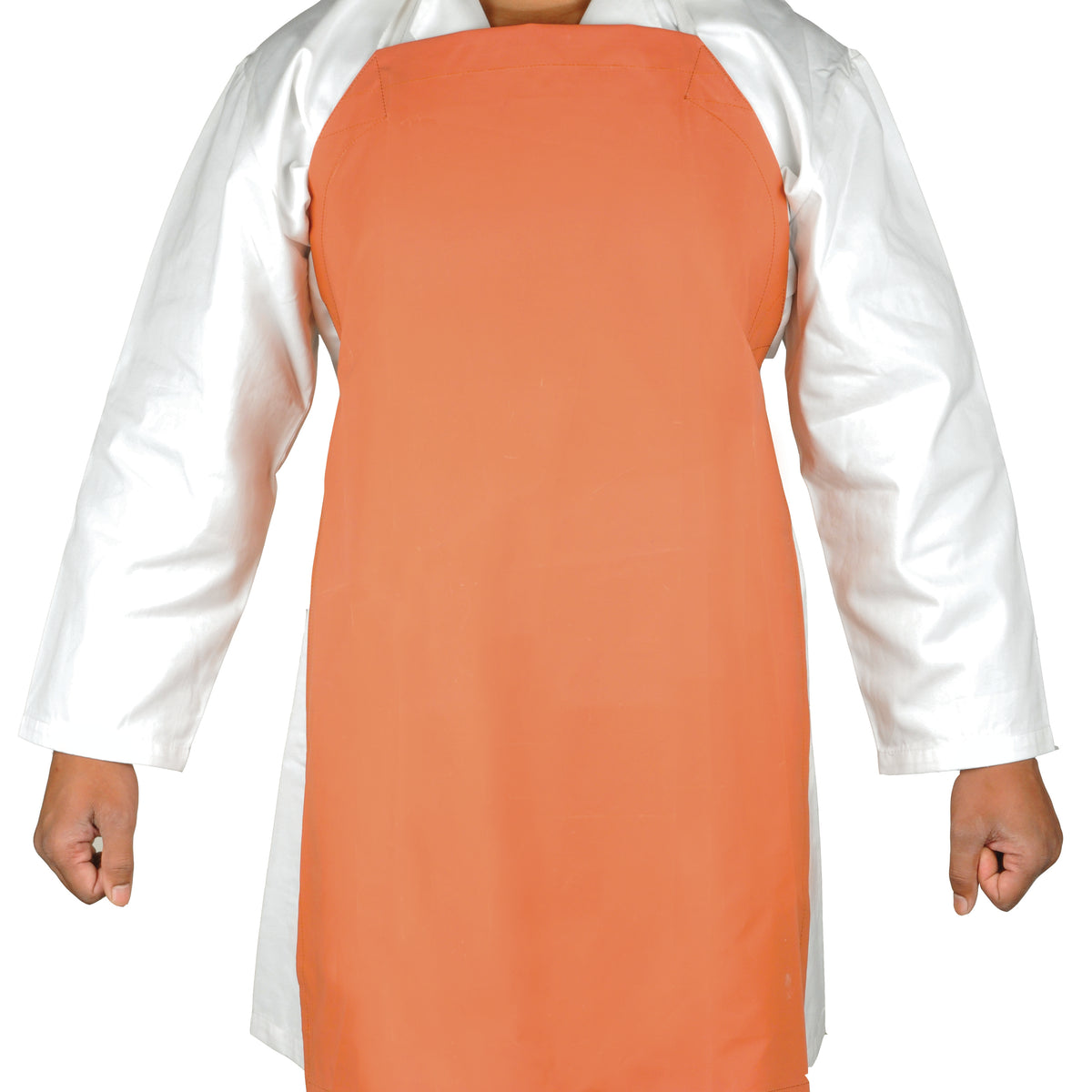 Rubberised Apron - Coloured, Red — Eisco Labs