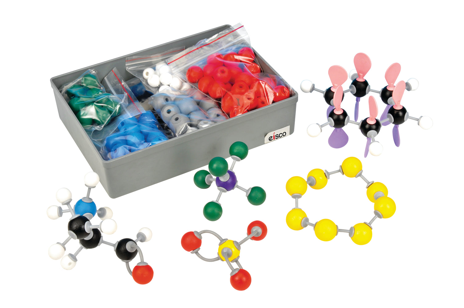 Eisco Labs Master Molecular Model Set - Inorganic and Organic - 230 Pieces