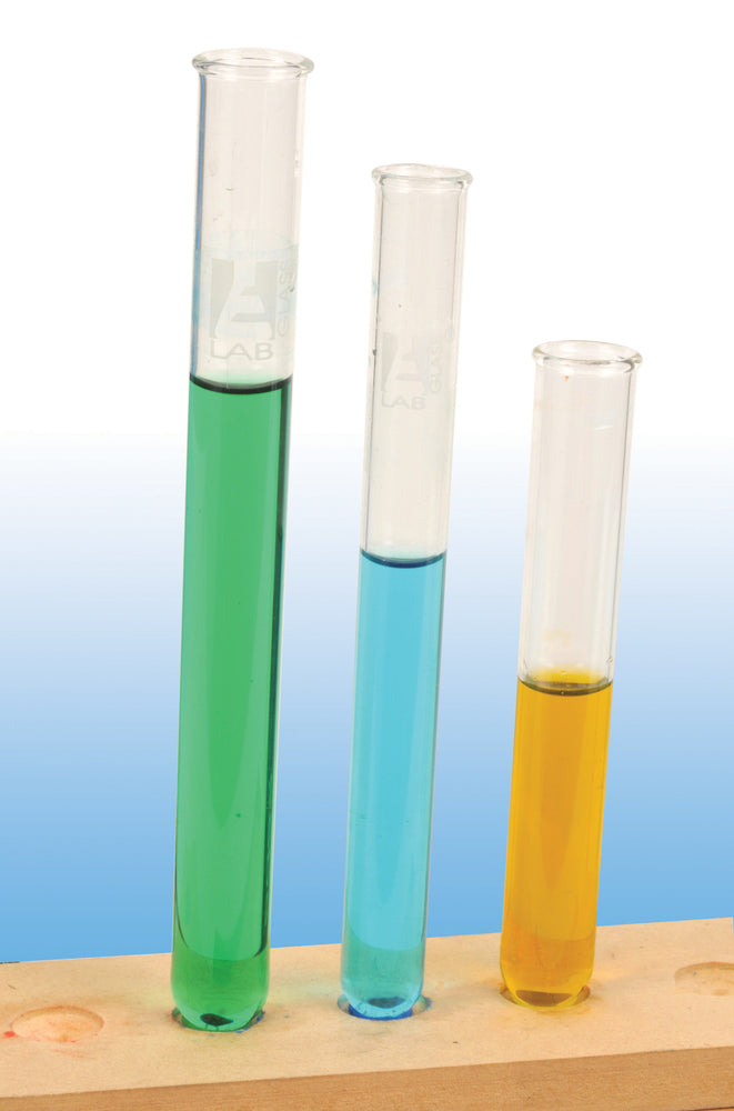 Light Rim Test Tubes, Borosilicate Glass, 10x75mm (Pack of 100)