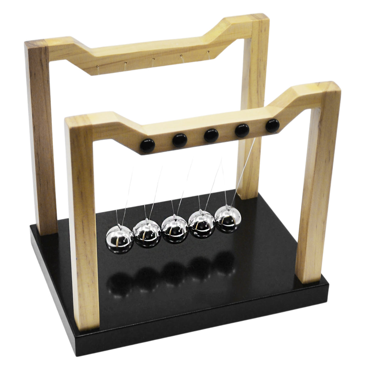 Engineer's Newton's Cradle, 8 Inch - Premium Quality - Completely
