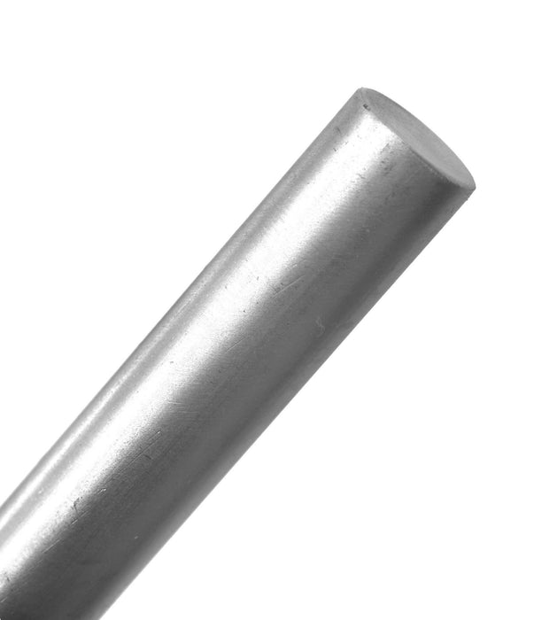 Aluminum Support Rod, 12" (30cm) - Unthreaded, Round Shaft
