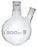 Distilling Flask, 500ml - 24/29 Oblique Neck with 19/26 Joint - Borosilicate Glass - Round Bottom - Eisco Labs