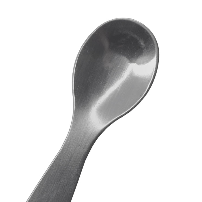 Scoop with Spatula, 4.9" - Stainless Steel, Polished