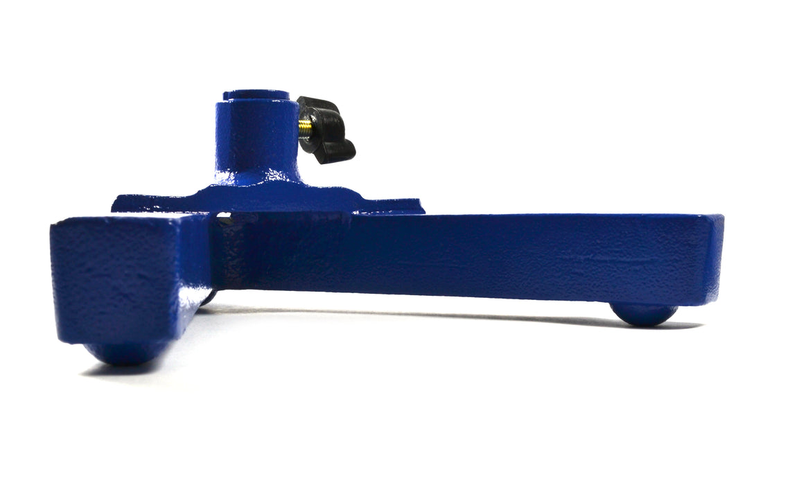 A-Frame Retort Base - 8"x8" Base -  Heavy Duty Cast Iron, Blue - Eisco Labs