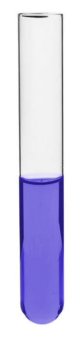 100PK Test Tubes, 7mL, 12x100mm - Rimless - Light Wall, 1mm Thick - Borosilicate 3.3 Glass