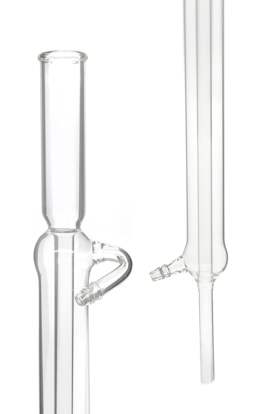Liebig Condenser, 400mm - Inner Integral Tube and 2 Side Arms - Borosilicate Glass - Eisco Labs