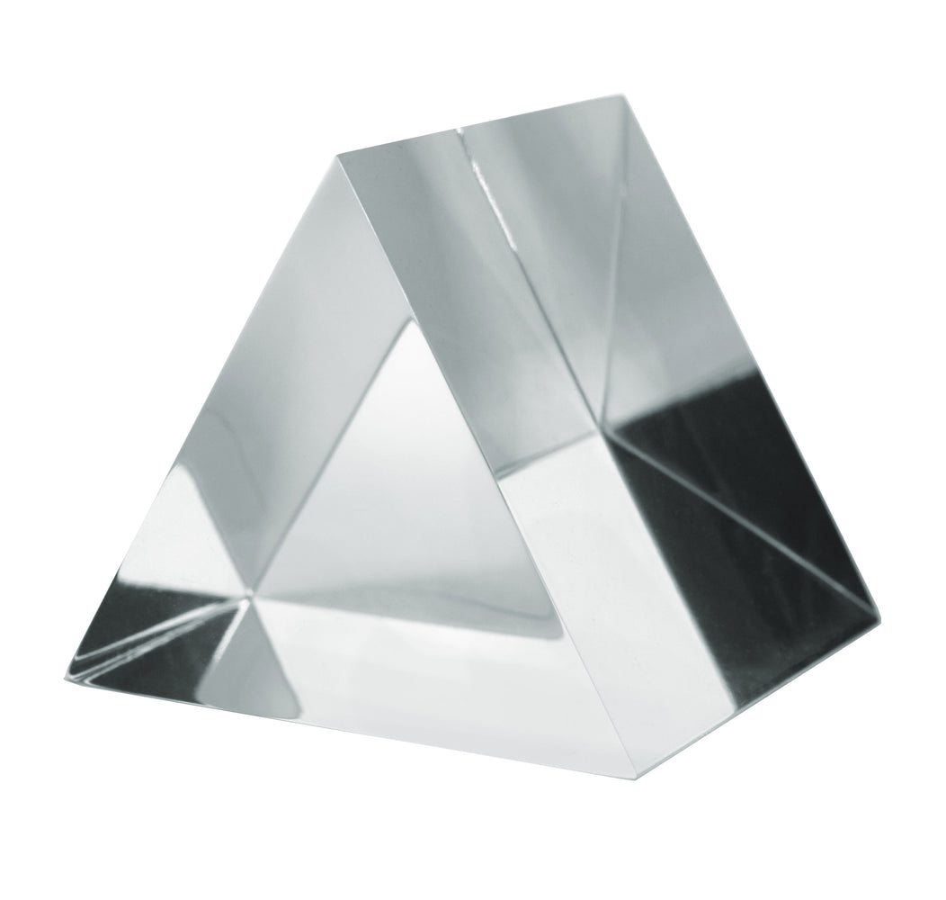 Equilateral Prism - 63mm Length, 63mm Faces - 60 Degree Angles - Acrylic