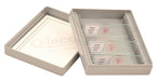 Eisco Labs Microscope Slide Box - Polystyrene, Holds 50 Slides (75mm X 25mm), Durable Storage