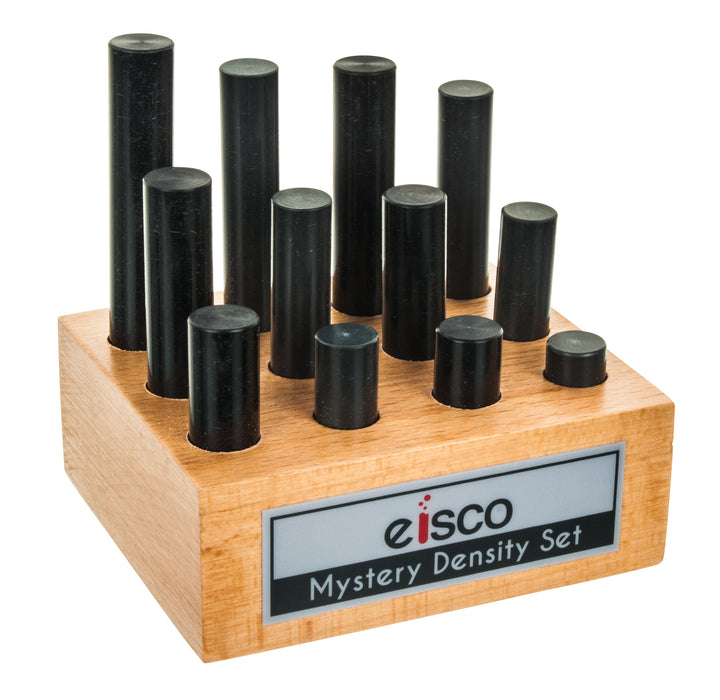 12pc Mystery Density Activity Set - Wooden Storage Block