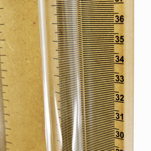 Demonstration Analog Manometer, 22.5 Inch - Used to Measure and Indicate Pressure of Liquids & Gases - Wood & Borosilicate 3.3 Glass - Eisco Labs