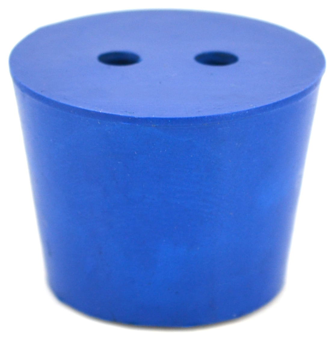 Neoprene Stopper AST, 1 Hole - Blue, Size #10-42 Botto, 50 Top, 25 Length - Pack Of 10